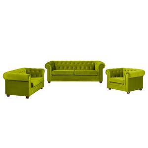 Ensemble de salon Upperclass (3 2 1) Velours - Vert