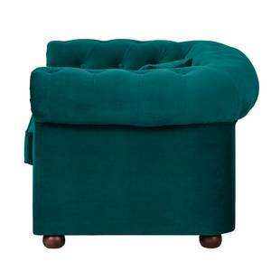 Gestoffeerde meubelset Upperclass fuweel met kussen - Turquoise