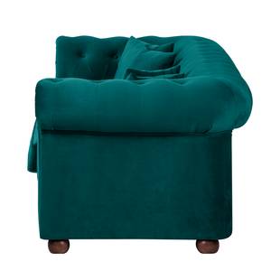 Gestoffeerde meubelset Upperclass fuweel met kussen - Turquoise