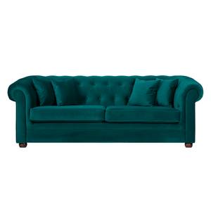 Gestoffeerde meubelset Upperclass fuweel met kussen - Turquoise