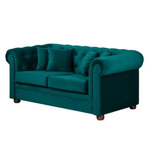 Ensemble de salon Upperclass Velours Avec coussins - Turquoise