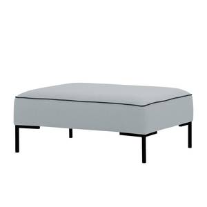 Repose-pieds Ampio Duo Tissu Tissu Floreana : Gris clair - Noir