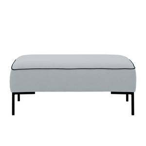 Repose-pieds Ampio Duo Tissu Tissu Floreana : Gris clair - Noir