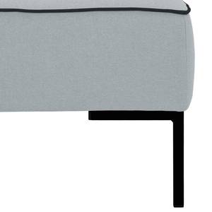 Repose-pieds Ampio Duo Tissu Tissu Floreana : Gris clair - Noir