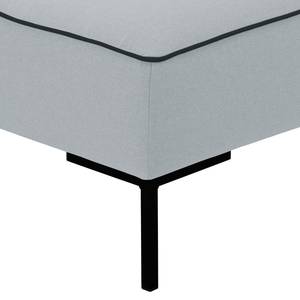 Repose-pieds Ampio Duo Tissu Tissu Floreana : Gris clair - Noir