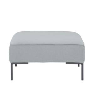 Repose-pieds Ampio Tissu Tissu Floreana : Gris clair - Gris