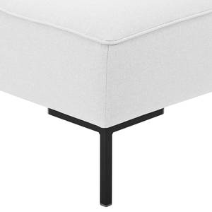 Repose-pieds Ampio Tissu Tissu Floreana : Blanc - Noir