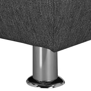 Pouf repose-pieds Belzoni Tissu - Anthracite