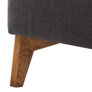 Pouf repose-pieds Bora II Tissu Tissu Anda II : Anthracite