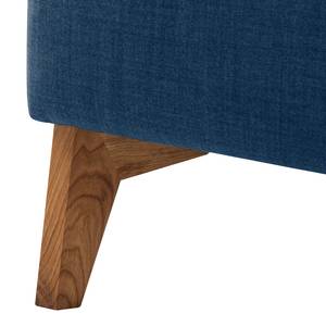 Gestoffeerde hocker Bora II geweven stof Geweven stof Anda II: Blauw