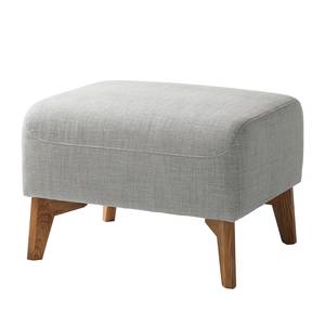 Pouf repose-pieds Bora II Tissu Tissu Anda II : Argenté