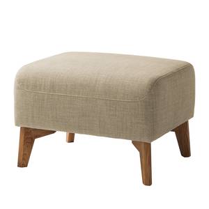 Polsterhocker Bora II Webstoff Webstoff Milan: Beige