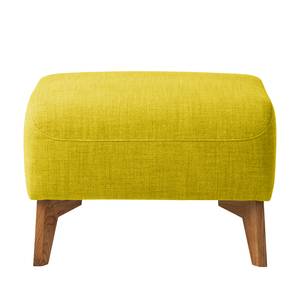 Pouf repose-pieds Bora II Tissu Tissu Milan : Jaune