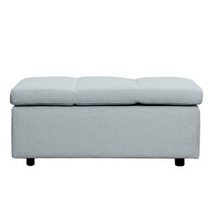 Polsterhocker Brooklyn Webstoff Webstoff Anda II: Silber