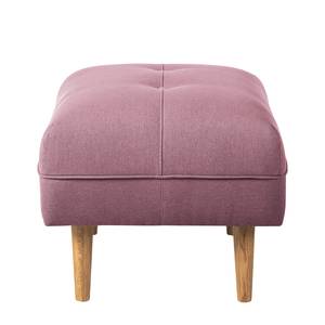 Pouf repose-pieds Cala Tissu structuré Tissu Osta: Lila - Beige