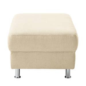 Polsterhocker Calang Webstoff Creme