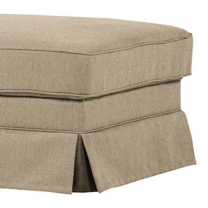 Sgabello Campagne Tessuto Beige - Noce moscata