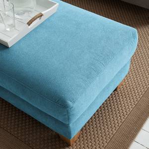 Repose-pieds Cebu Tissu - Bleu clair