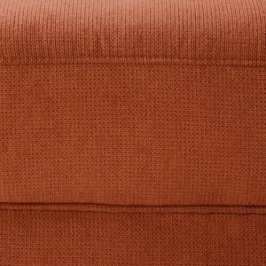 Repose-pieds Cebu Tissu - Marron miel