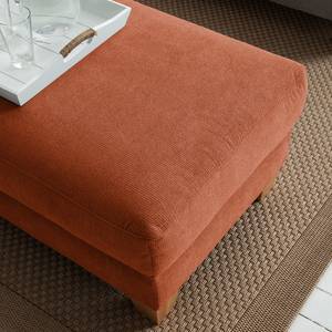 Repose-pieds Cebu Tissu - Marron miel