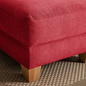 Repose-pieds Cebu Tissu - Rouge