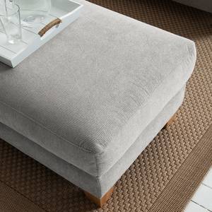 Repose-pieds Cebu Tissu - Gris argenté