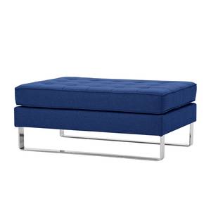 Pouf repose-pieds Chelsea Tissu Tissu Ramira : Bleu - Luge