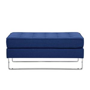 Pouf repose-pieds Chelsea Tissu Tissu Ramira : Bleu - Luge