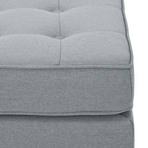 Pouf repose-pieds Chelsea Tissu Tissu Selva : Gris - Luge