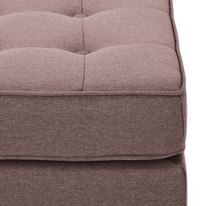 Pouf repose-pieds Chelsea Tissu Tissu Milan : Gris-Marron - Luge