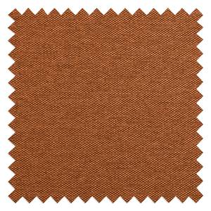 Pouf repose-pieds Chelsea Tissu Tissu Milan : Marron rouille - Cylindre