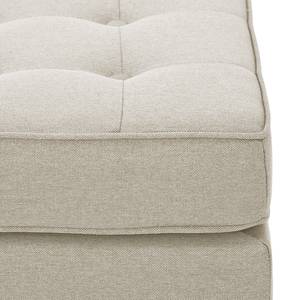 Polsterhocker Chelsea Webstoff Stoff Selva: Beige - Zylinder