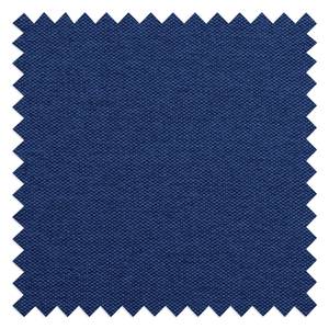 Gestoffeerde hocker Chelsea geweven stof Stof Ramira: Blauw - Cilinder