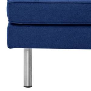 Pouf repose-pieds Chelsea Tissu Tissu Ramira : Bleu - Cylindre