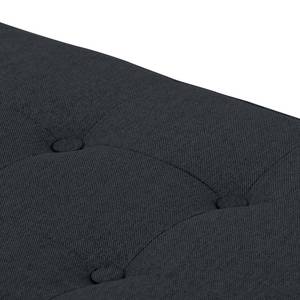 Pouf repose-pieds Chelsea Tissu Tissu Ramira : Anthracite - Cylindre