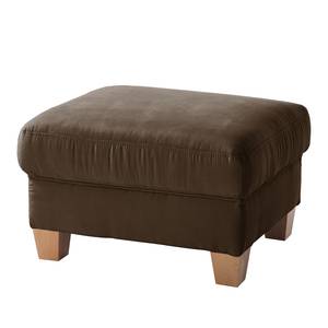 Repose-pieds Davao Microfibre - Marron