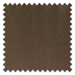 Repose-pieds Davao Microfibre - Marron noix de coco