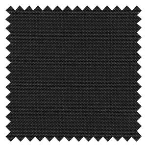 Gestoffeerde hocker Deconstructed 50/20 geweven stof - Stof Twist: Black