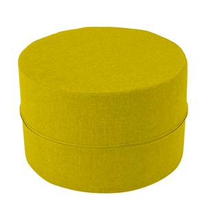 Pouf repose-pieds Deconstructed 62/40 Tissu - Tissu Soft : Mustard Flower