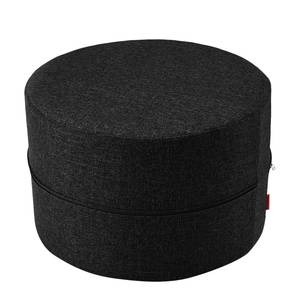 Pouf repose-pieds Deconstructed 62/40 Tissu - Tissu Twist : Black