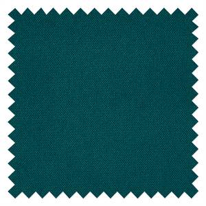 Pouf repose-pieds Elnora Velours - Turquoise