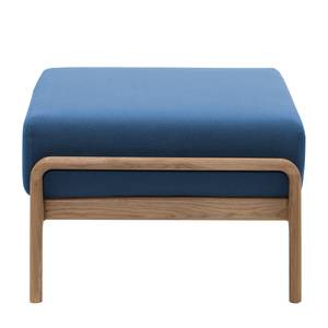 Ottoman Fleek Tissu Ever : Bleu foncé - Marron