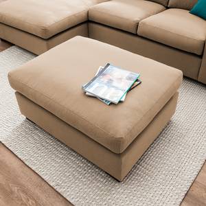 Pouf repose-pieds Glasco Tissu Tissu Osta: Cappuccino