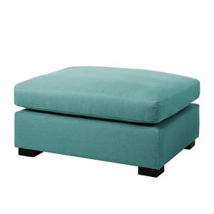 Pouf repose-pieds Glasco Tissu Tissu Osta: Pétrole