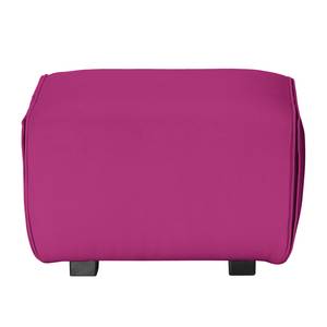Polsterhocker I Grady Webstoff Pink - Rot - Textil - 64 x 45 x 45 cm