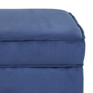 Gestoffeerde hocker Grant blauw