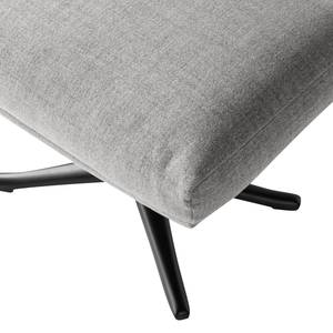 Repose-pieds Hepburn III Tissu - Tissu Milan : Gris clair - Noir