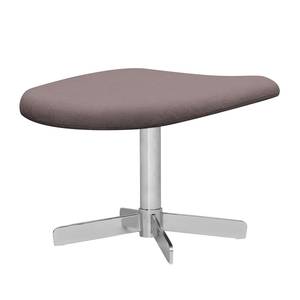 Polsterhocker HOUSTON Webstoff Milan: Grau-Braun