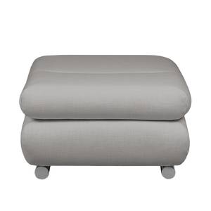 Pouf repose-pieds Infinity Tissu Gris clair