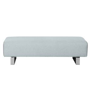 Pouf repose-pieds Kato Tissu - Tissu Lotana : Gris clair